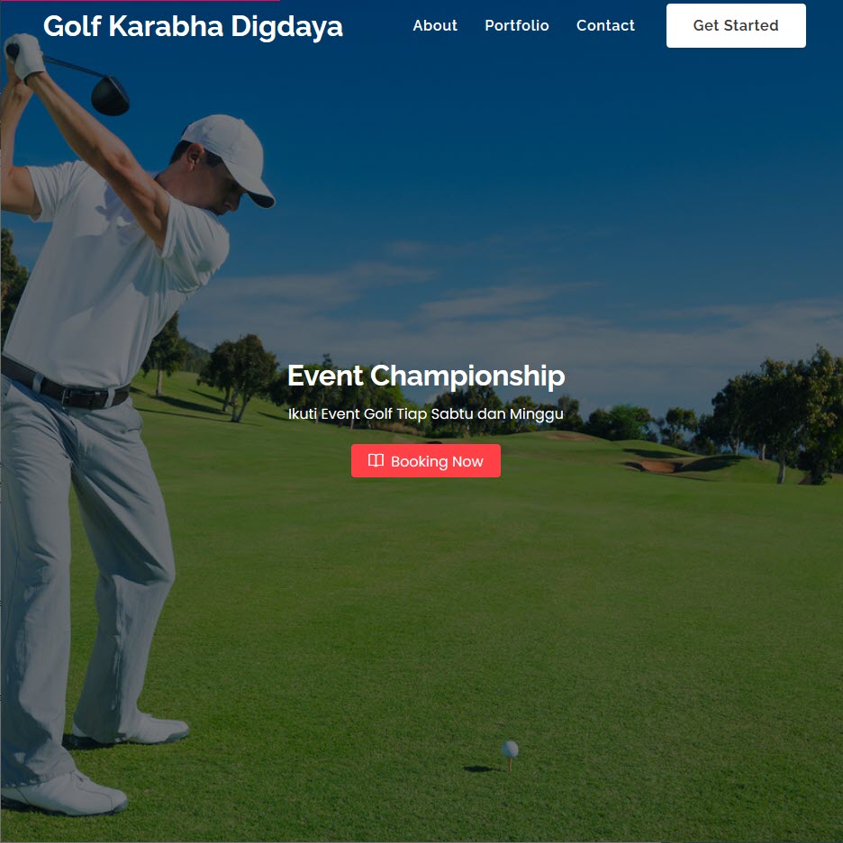 Jasa Pembuatan Website Golf Chemitech IT Perdana