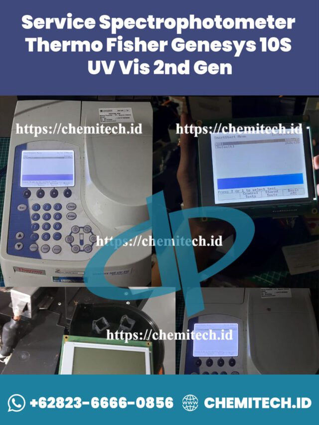 Repair Spectrophotometer Genesys 10S UV Vis Autoscan LCD Display