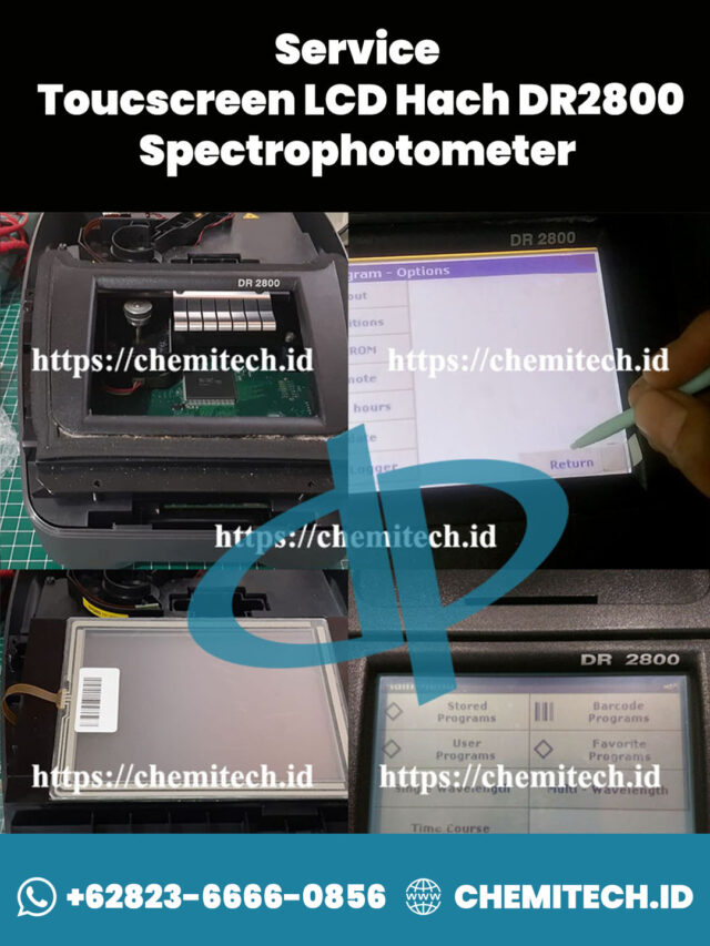 Repair LCD Touchscreen Hach DR2800 Spectrophotometer