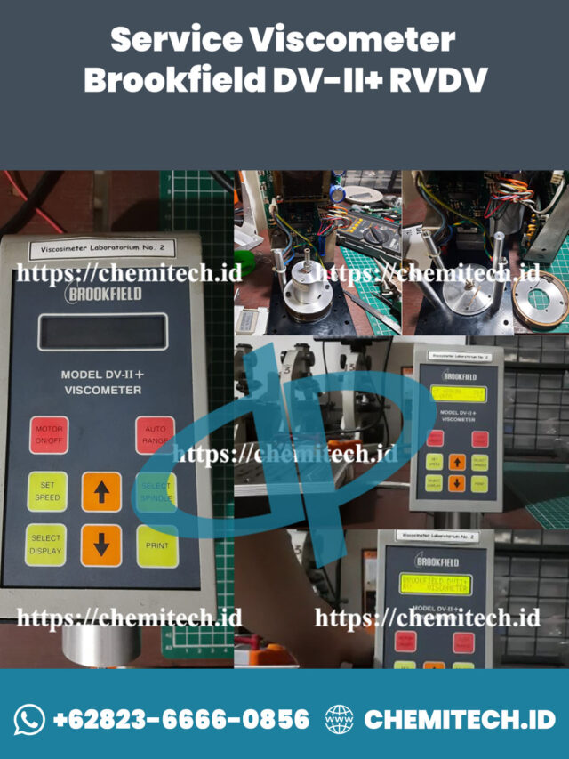 Repair Viscometer Brookfield DV-II+ RVDV tidak ada torque pivot spring