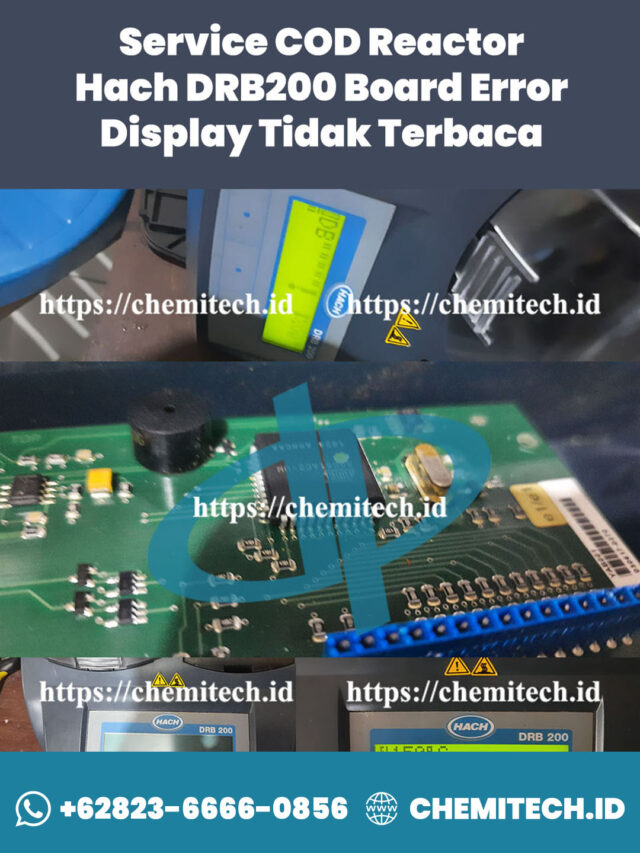 Repair COD Reactor Hach DRB200 Board Error