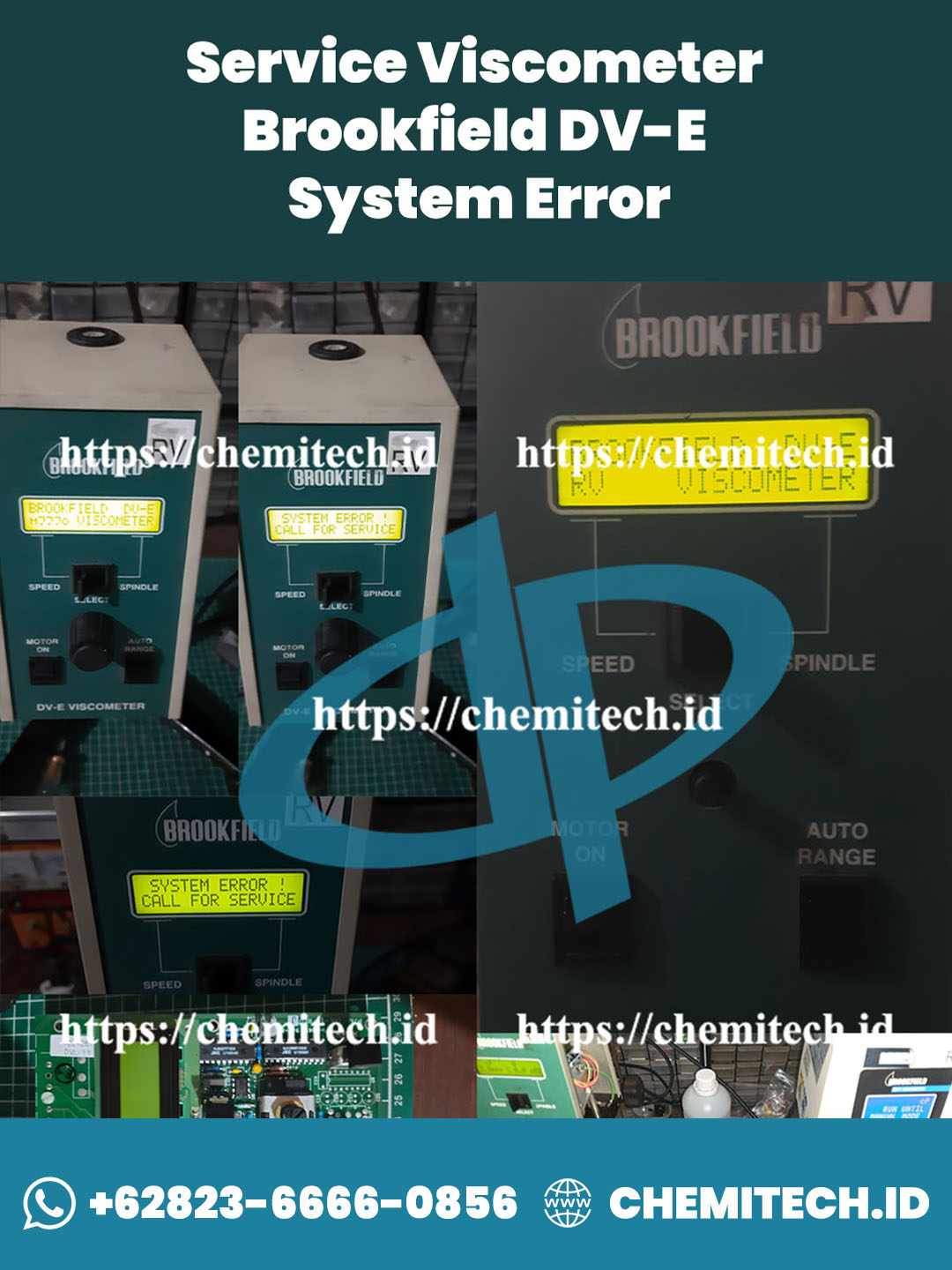 Web Stories - Service Viscometer Brookfield DV-E System Error