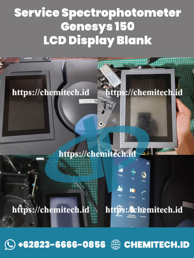 Repair Spectrophotometer Thermo Scientific Genesys 150 UV Vis Error LCD Display Blank